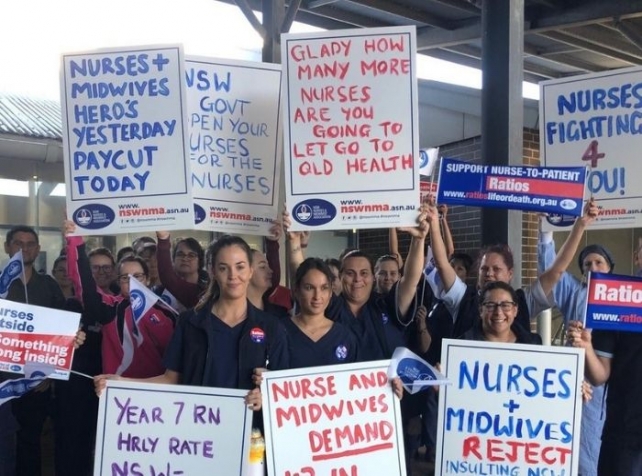 More than 300 nurses and midwives strike in NSW - HealthTimes