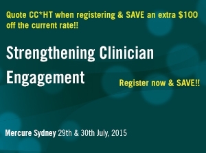 Strengthening Clinician Engagement Conference